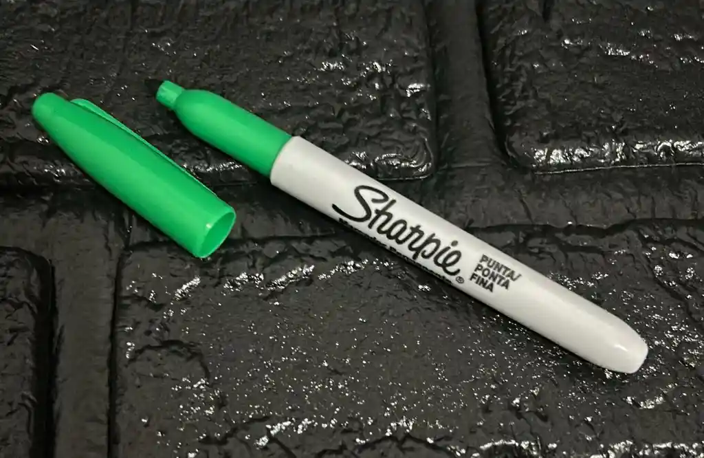Marcador Sharpie Verde Oscuro Fino Permanente