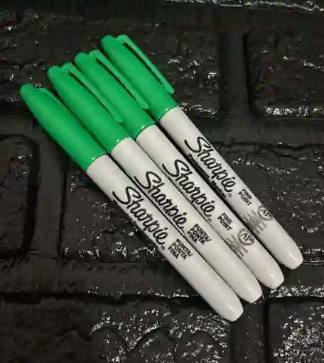 Marcador Sharpie Verde Oscuro Fino Permanente