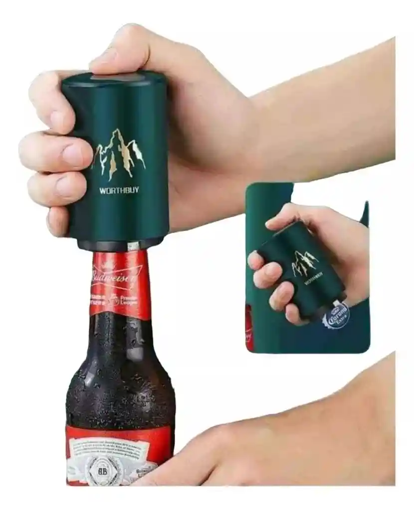 Abridor De Cervezas Botellas Automático Magnético Destapador