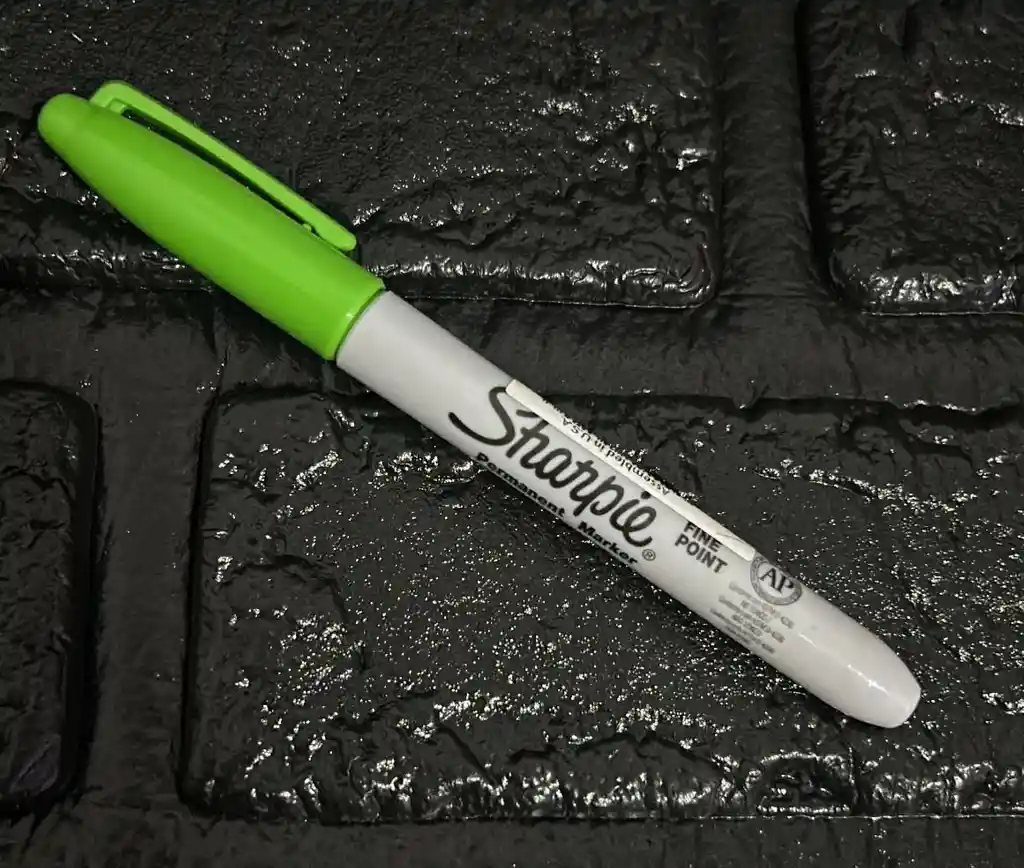 Marcador Sharpie Verde Manzana Fino Permanente