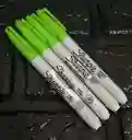 Marcador Sharpie Verde Manzana Fino Permanente