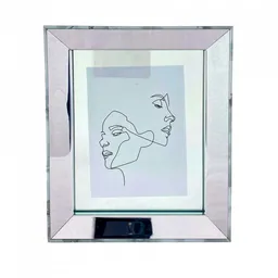 Portaretrato Concepts Crystal Blue 201x38cm Blanco