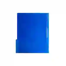 Carpeta Plástica Legajadora Carta Azul