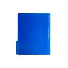 Carpeta Plástica Legajadora Carta Azul