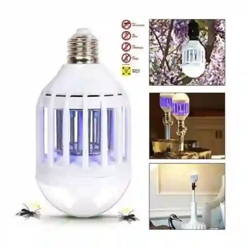 Bombillo 9w Luz Led Mata Mosquitos Y Zancudos