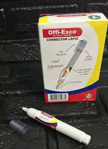 Corrector Liquido Offi Esco Unidad