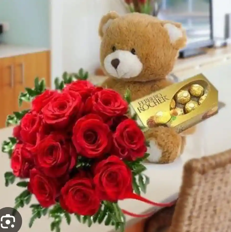 Rosas, Peluche Y Ferrero8