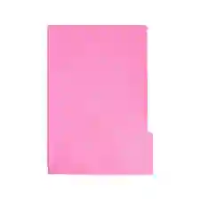 Carpeta Plástica Legajadora Oficio Rosa Pastel