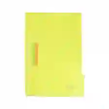 Carpeta Plástica Legajadora Oficio Amarillo Pastel