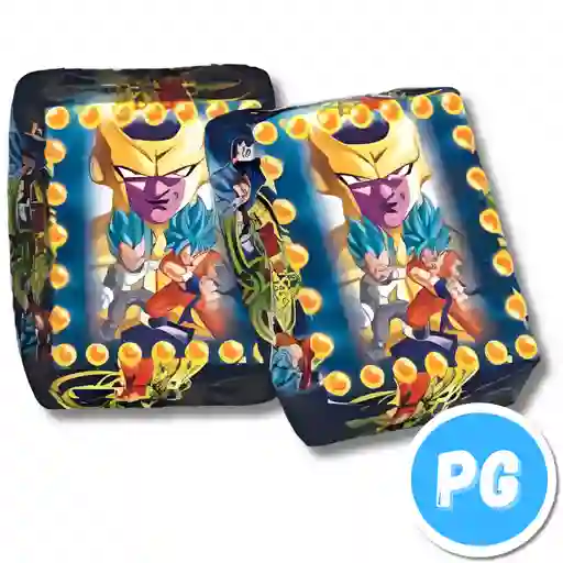 Paquete Plato De Carton Para Torta X12 Unds Dragonball Z