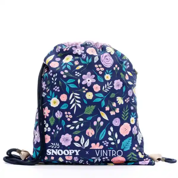 Bolso Tipo Tula Para Mujer Snoopy En Tela Antifluído
