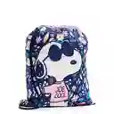 Bolso Tipo Tula Para Mujer Snoopy En Tela Antifluído