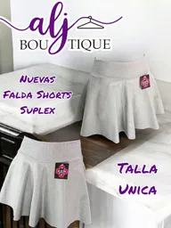 Falda Short Licra Suplex