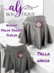 Falda Short Licra Suplex