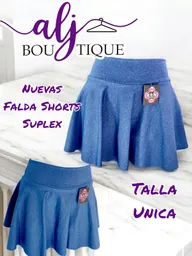 Falda Short Licra Suplex