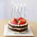 Velas De Cumpleaños Plateadas Palito En Espiral X 6 Und
