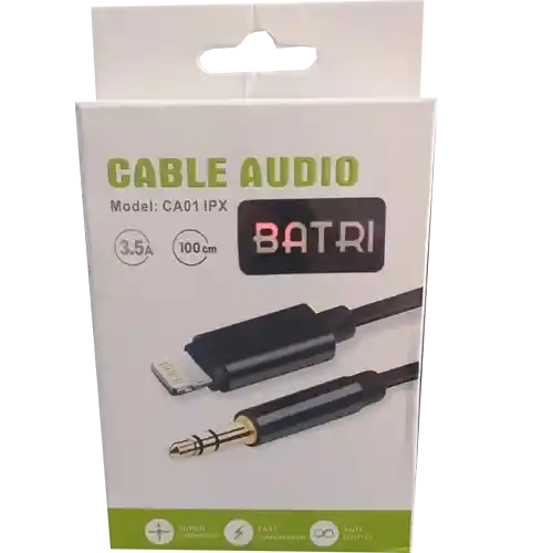 Cable Adaptador Tipo Iphone A Auxiliar
