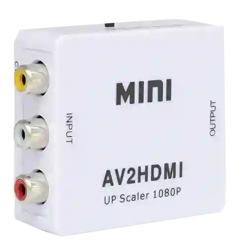 Adaptador Hdmi (salida), Av (entrada)