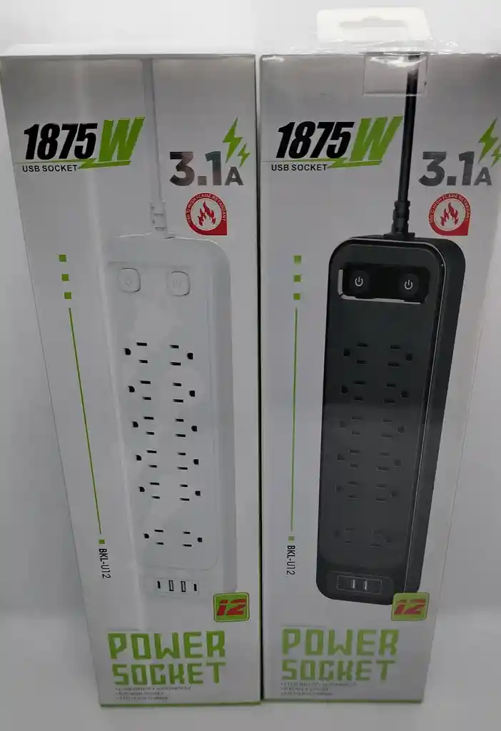 Multitomas Extension Carga Rapida + Usb + Tipo C