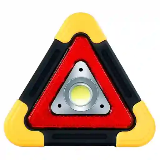 Linterna Señalizador Triangular Emergencia 3 Focos Recargable