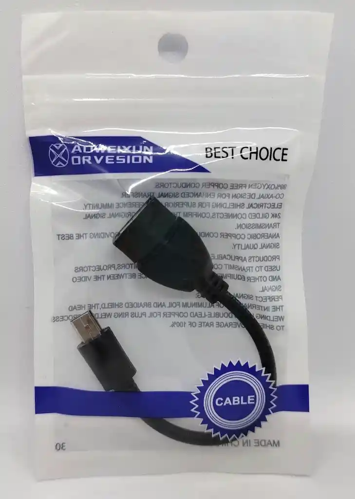 Otg Convertidor Micro V8 A Usb
