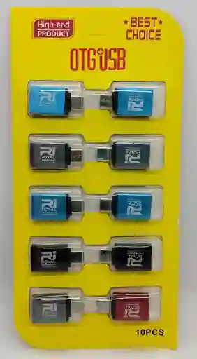 Otg Convertidor Micro V8 A Usb X10