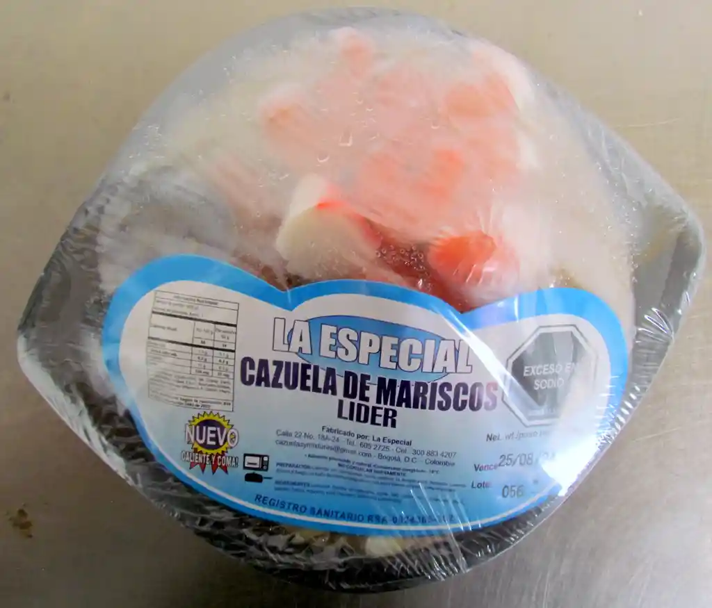 Cazuela De Mariscos - Líder - (450gr)