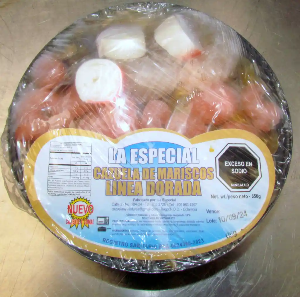 Cazuela De Mariscos - Dorada- (650gr)