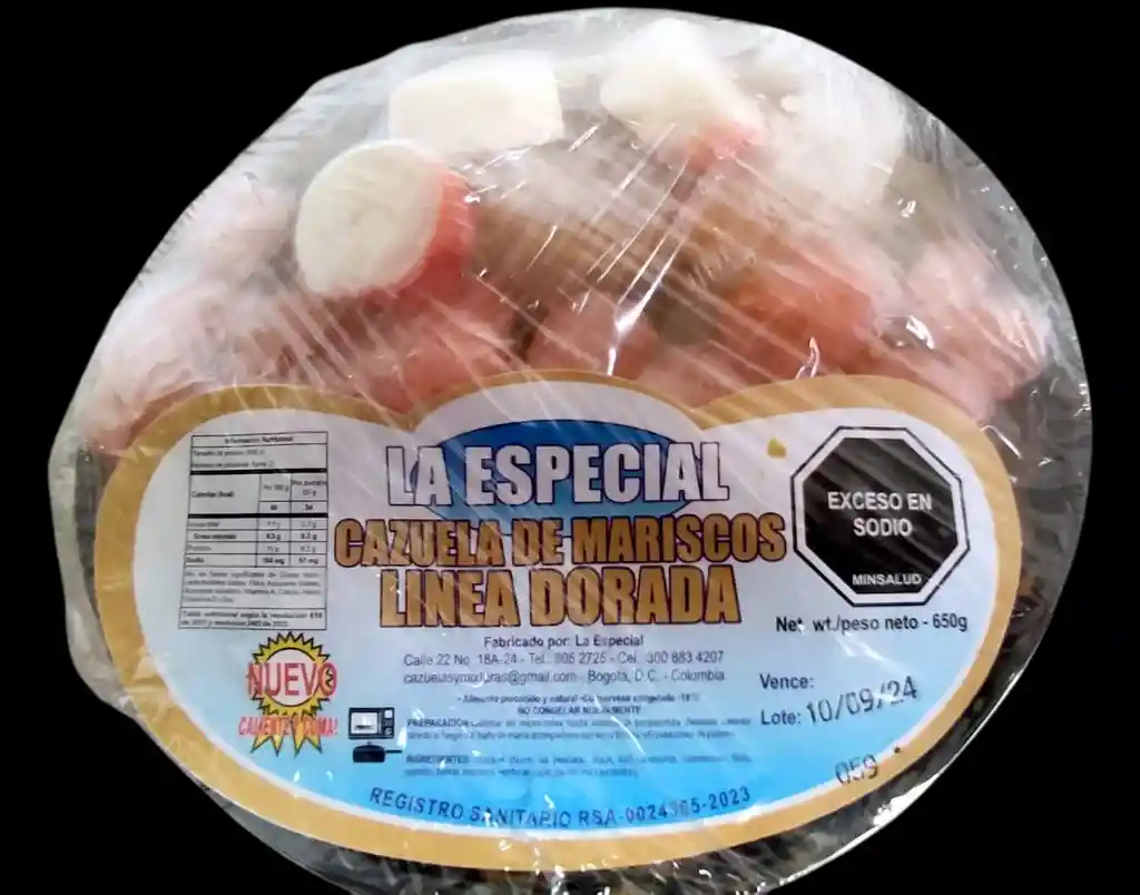 Cazuela De Mariscos - Dorada- (650gr)