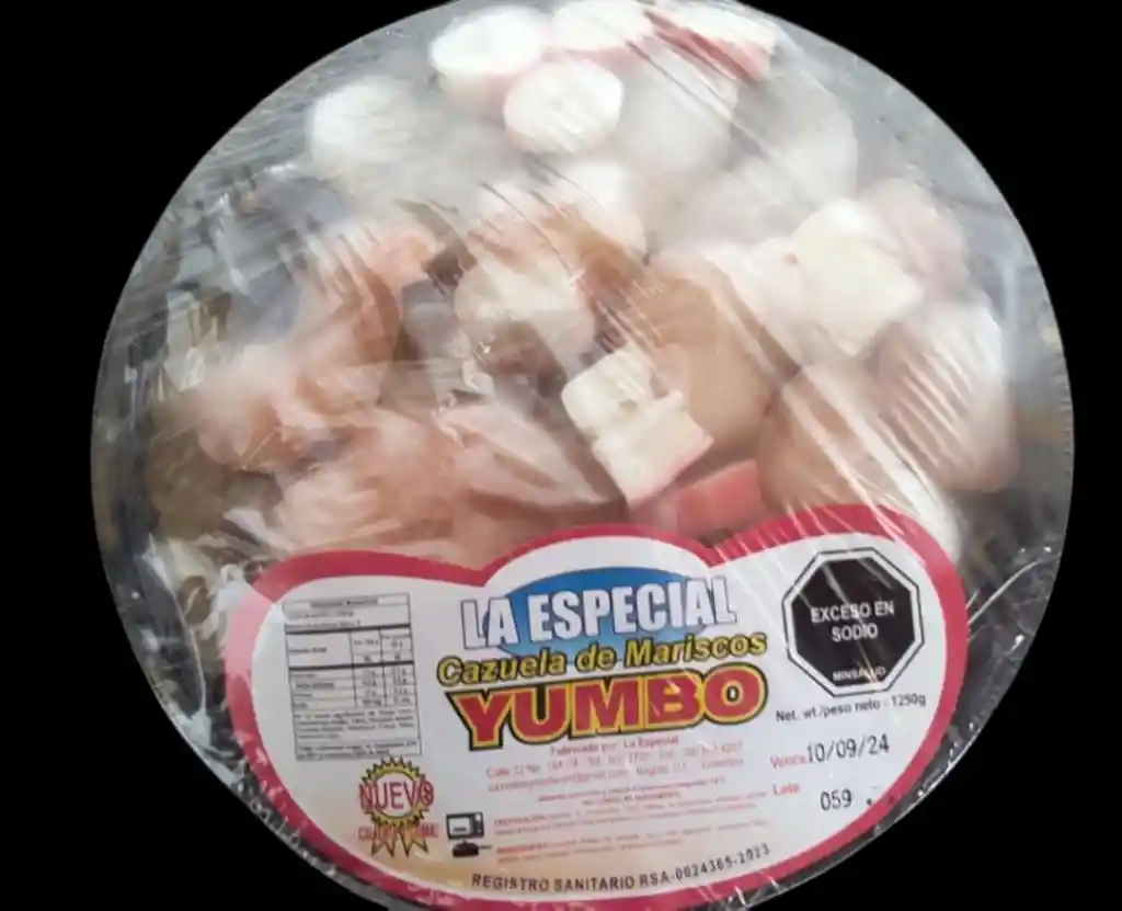 Cazuela De Mariscos - Yumbo- (1.250gr)