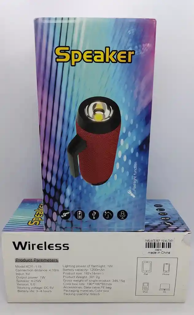 Parlante Radio Linterna