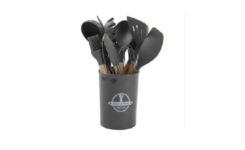 Set De Utensilios De Cocina 12 Piezas En Silicona