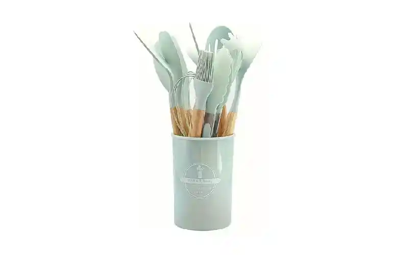 Set De Utensilios De Cocina 12 Piezas En Silicona