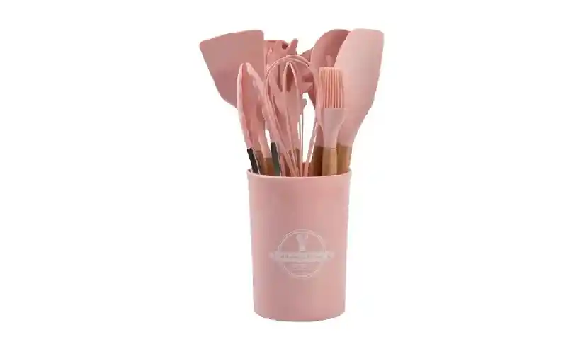 Set De Utensilios De Cocina 12 Piezas En Silicona