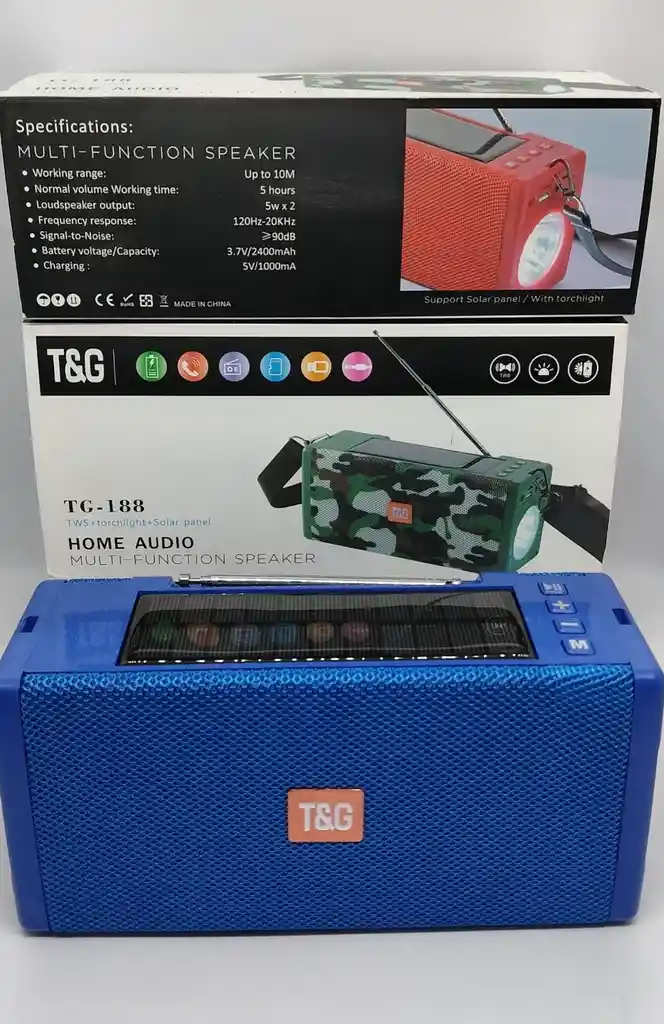 Parlante Radio Agua Replica Jbl Linterna