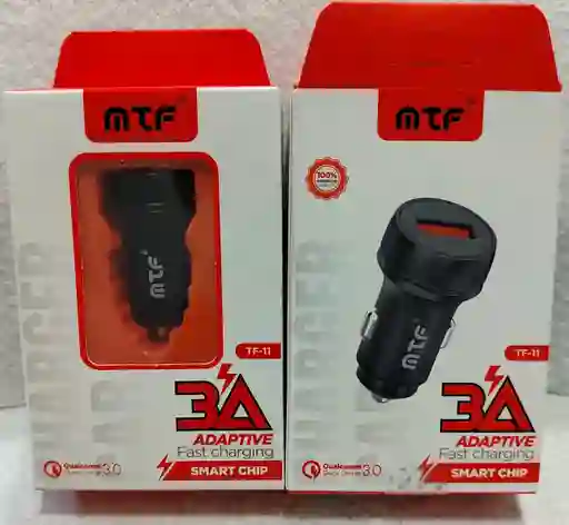 Cargador Carro Pluyin Cigarrera Mtf 11