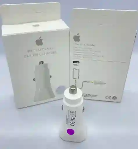 Cargador Carro Pluyin Cigarrera Apple Iphone
