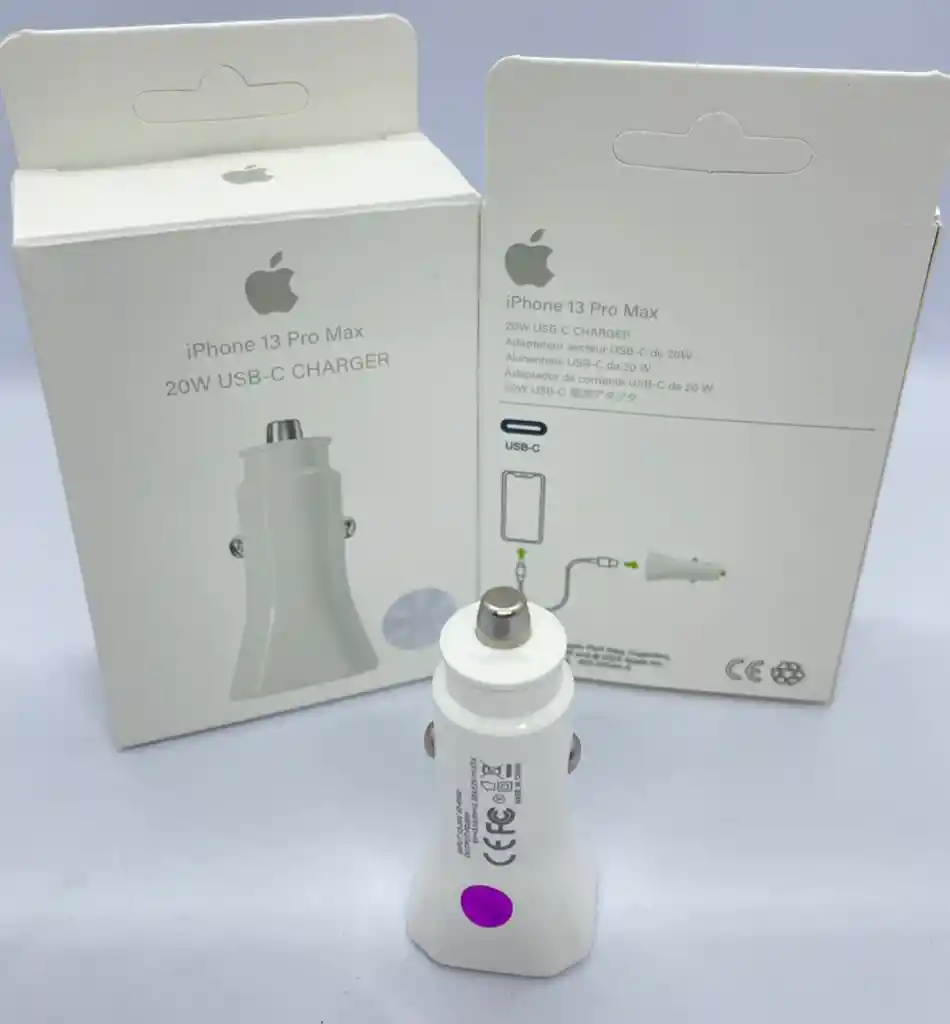Cargador Carro Pluyin Cigarrera Apple Iphone
