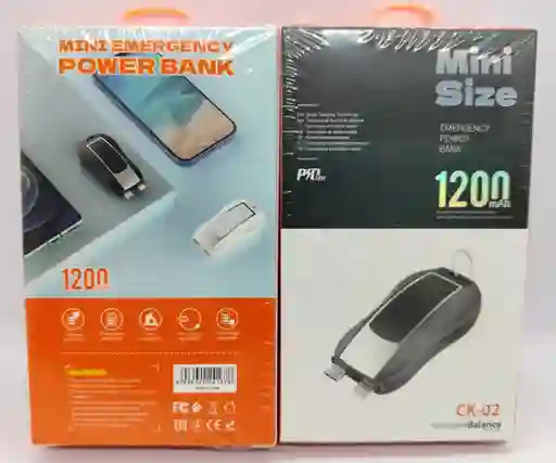 Power Bank Bateria Portatilmini 1200mah