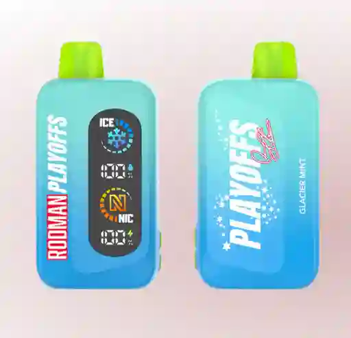 Vaporizador Rodman Playoffs 50,000 Puff 5% Ice Nic Control Glacier Mint