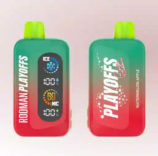 Vaporizador Rodman Playoffs 50,000 Puff 5% Ice Nic Control Watermelon Apple