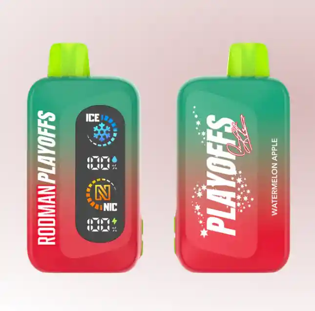 Vaporizador Rodman Playoffs 50,000 Puff 5% Ice Nic Control Watermelon Apple