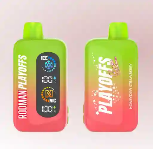 Vapeador Rodman Playoffs 50,000 Puff 5% Ice Nic Control Honeydew Strawberry
