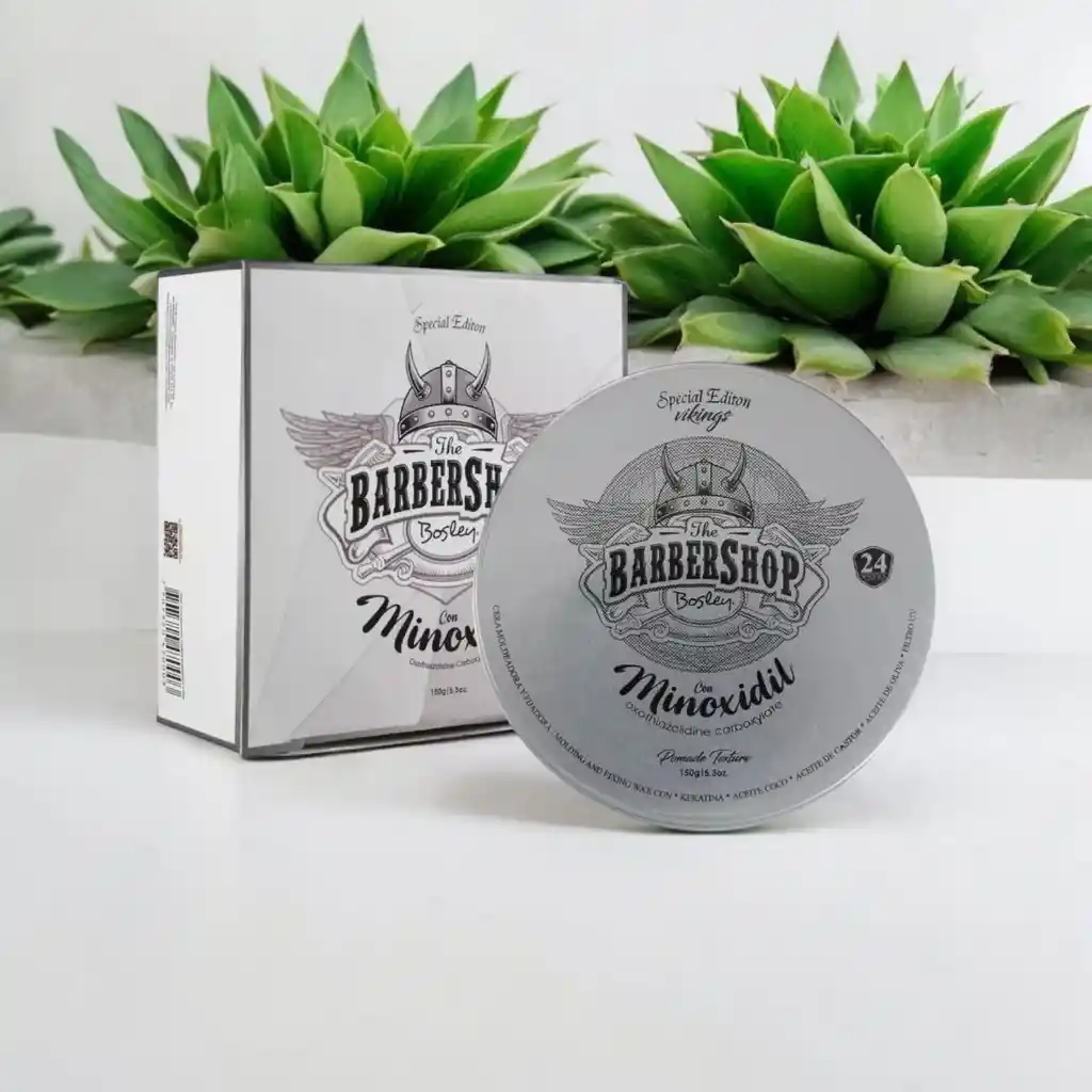 Cera Moldeadora Para Cabello Barbershop Con Minoxidil 150 G.