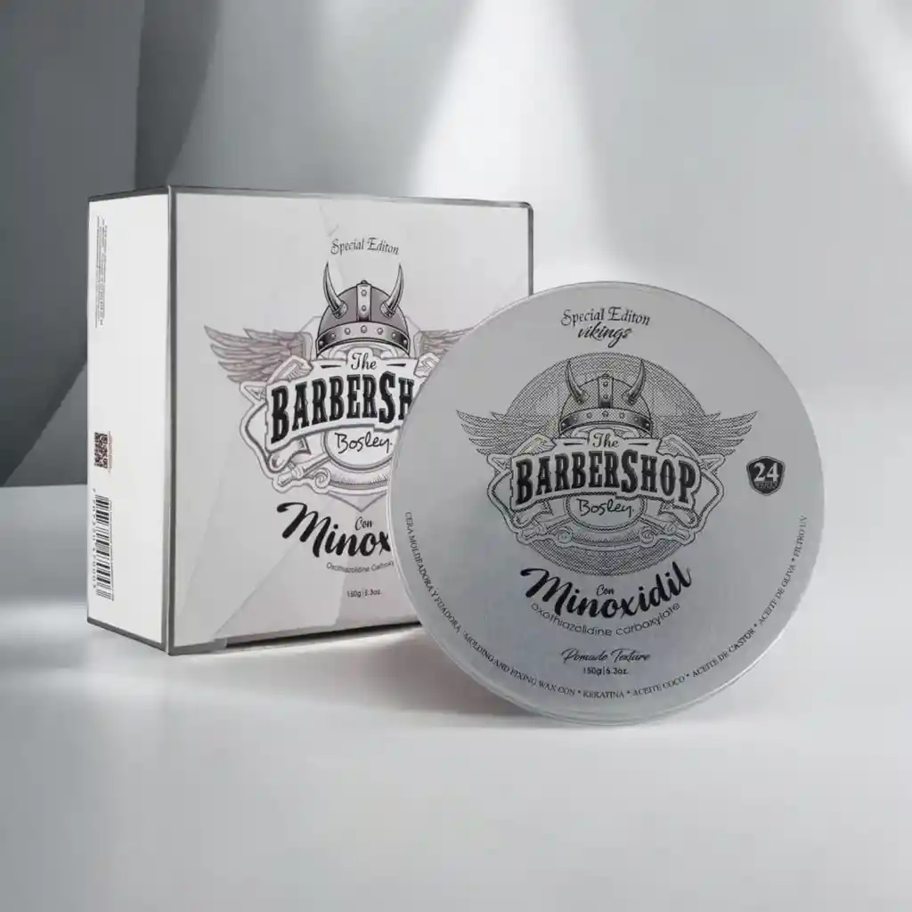 Cera Moldeadora Para Cabello Barbershop Con Minoxidil 150 G.