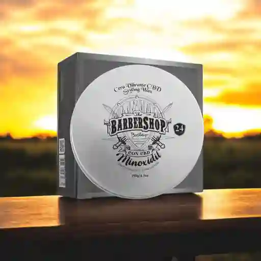 Cera Vibrante Moldeadora Barbershop Con Minoxidil Y Cbd 190 G.