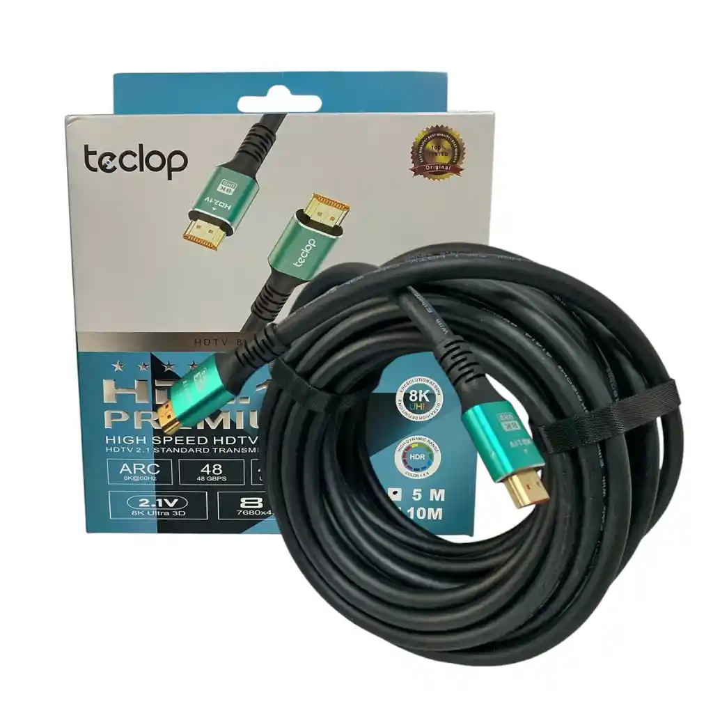 Cable Hdmi 2.1 8k Alta Velocidad Ultra Hd Ps5 Series X 10 M