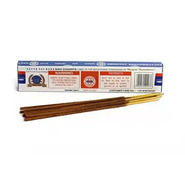 Incienso Nag Champa Satya Sai Baba Caja 15g