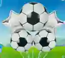 Bouquet Globos Bombas Set X 5 Globos Estrellas Balones Fútbol