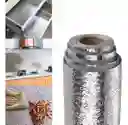 Adhesivo Vinilo Cocina Aluminio Impermeable Removible 3 Met